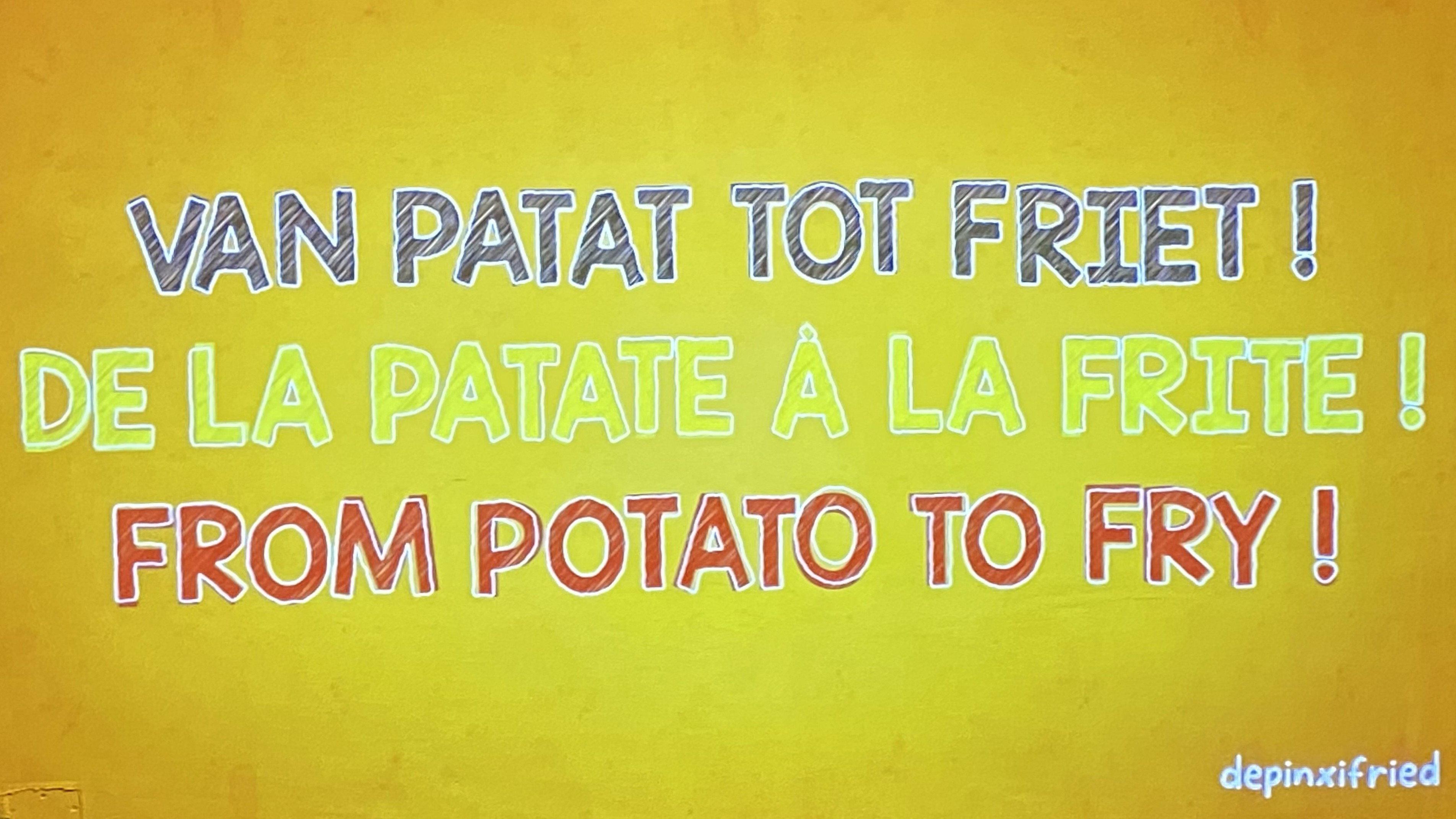 Van patat tot friet!