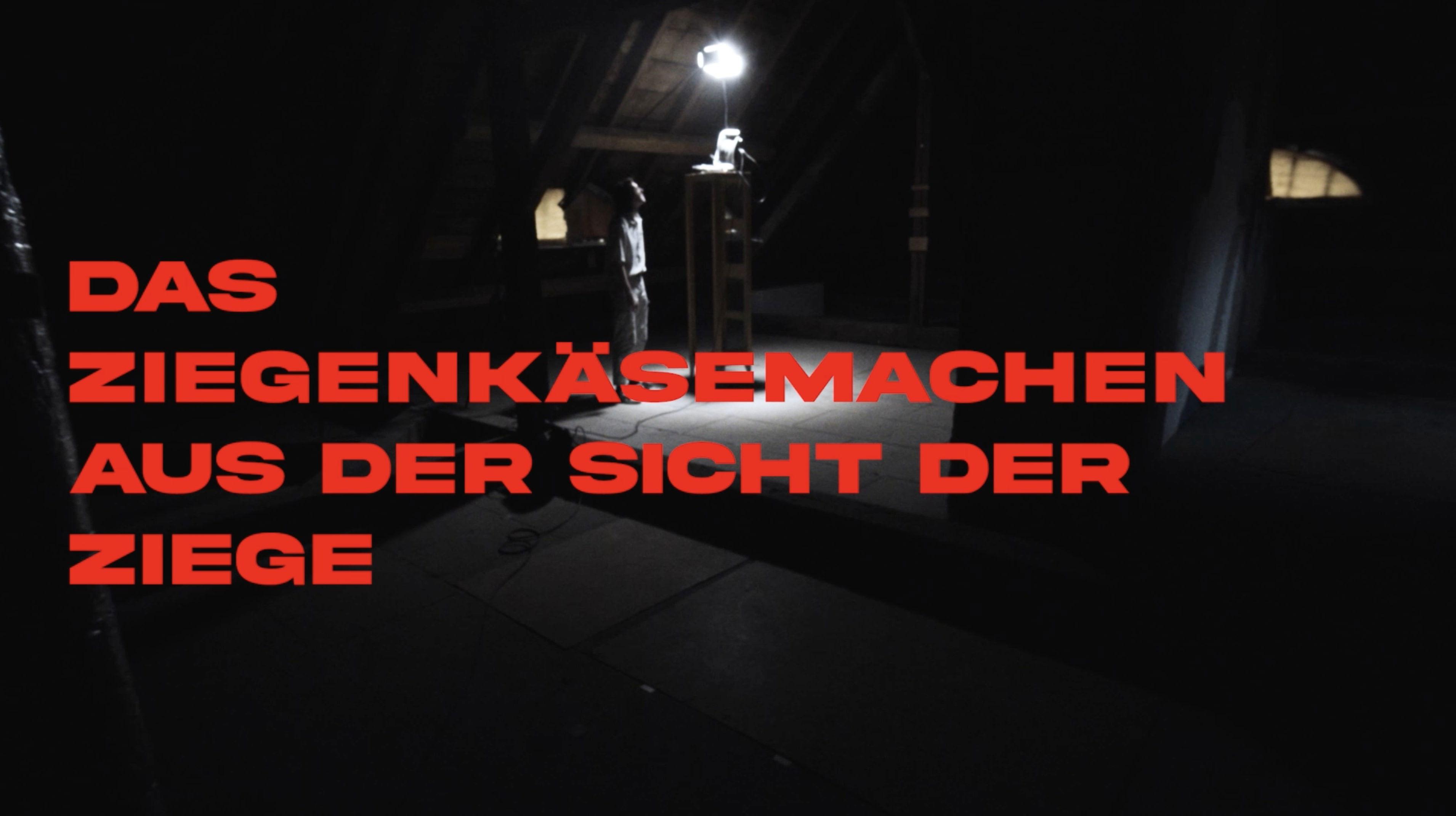 Das Ziegenkäsemachen aus der Sicht der Ziege