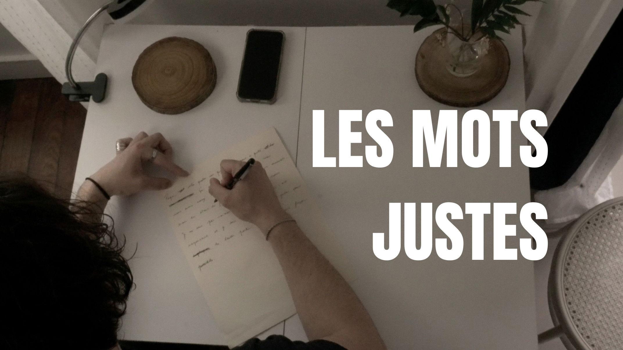 Les mots justes