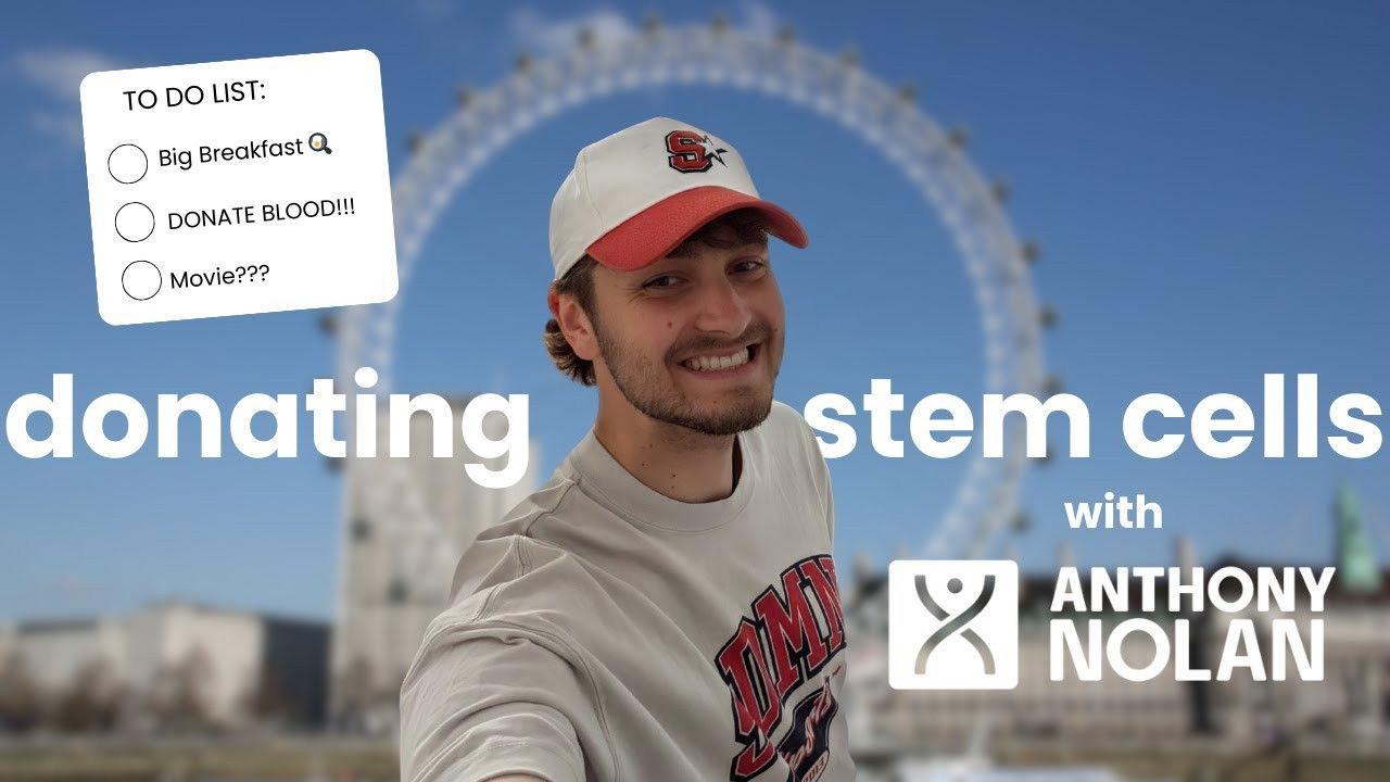 Donating Stem Cells w/ ANTHONY NOLAN!