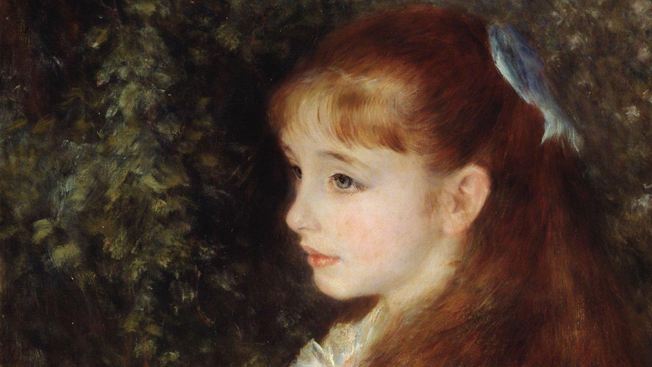 Passage des arts: Renoir et la petite fille au ruban bleu