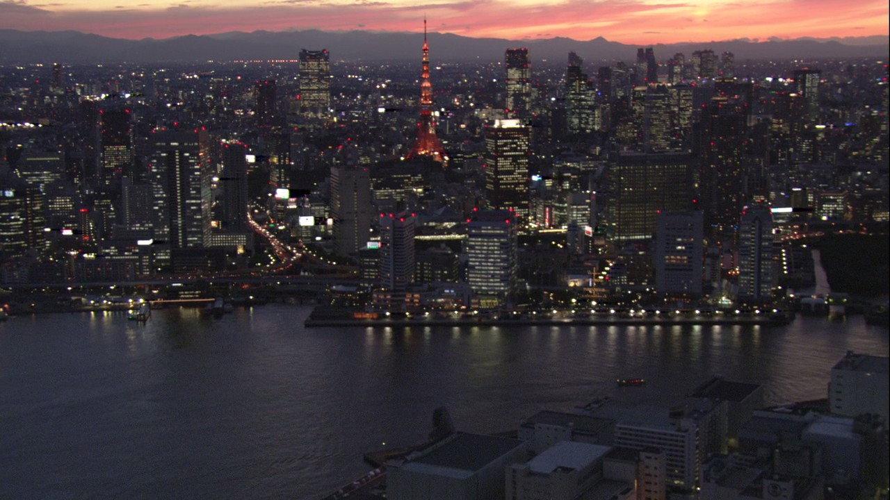 Virtual Trip Tokyo Twilight from the Air