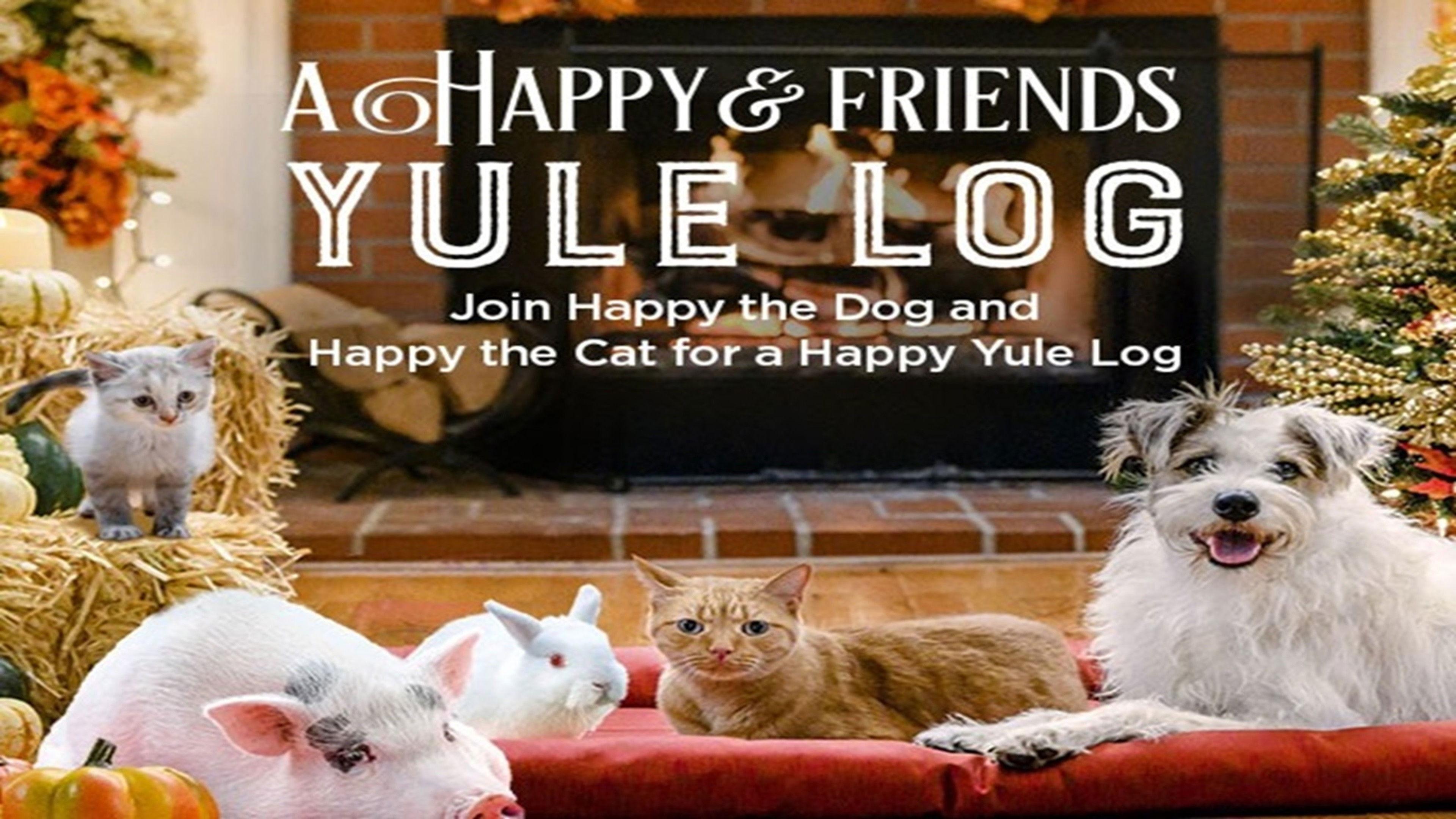 A Happy & Friends Yule Log