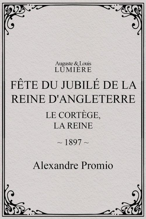 Fête du jubilé de la reine d'Angleterre : le cortège, la reine
