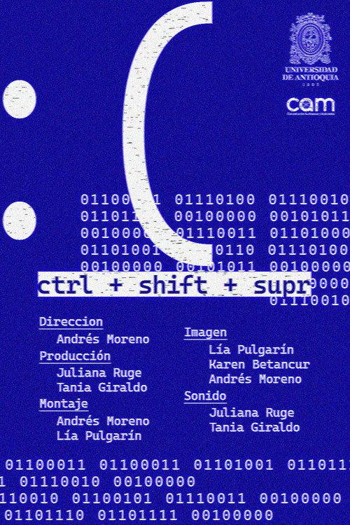 ctrl + shift + supr