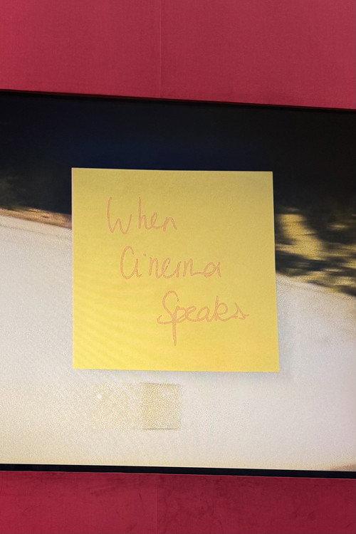 WHEN CINEMA SPEAKS...