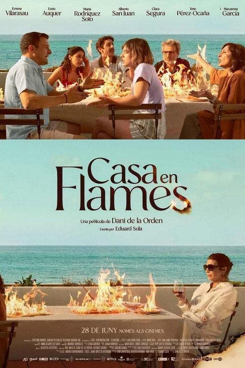 Dom w płomieniach