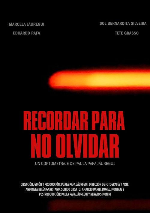 Recordar para no olvidar