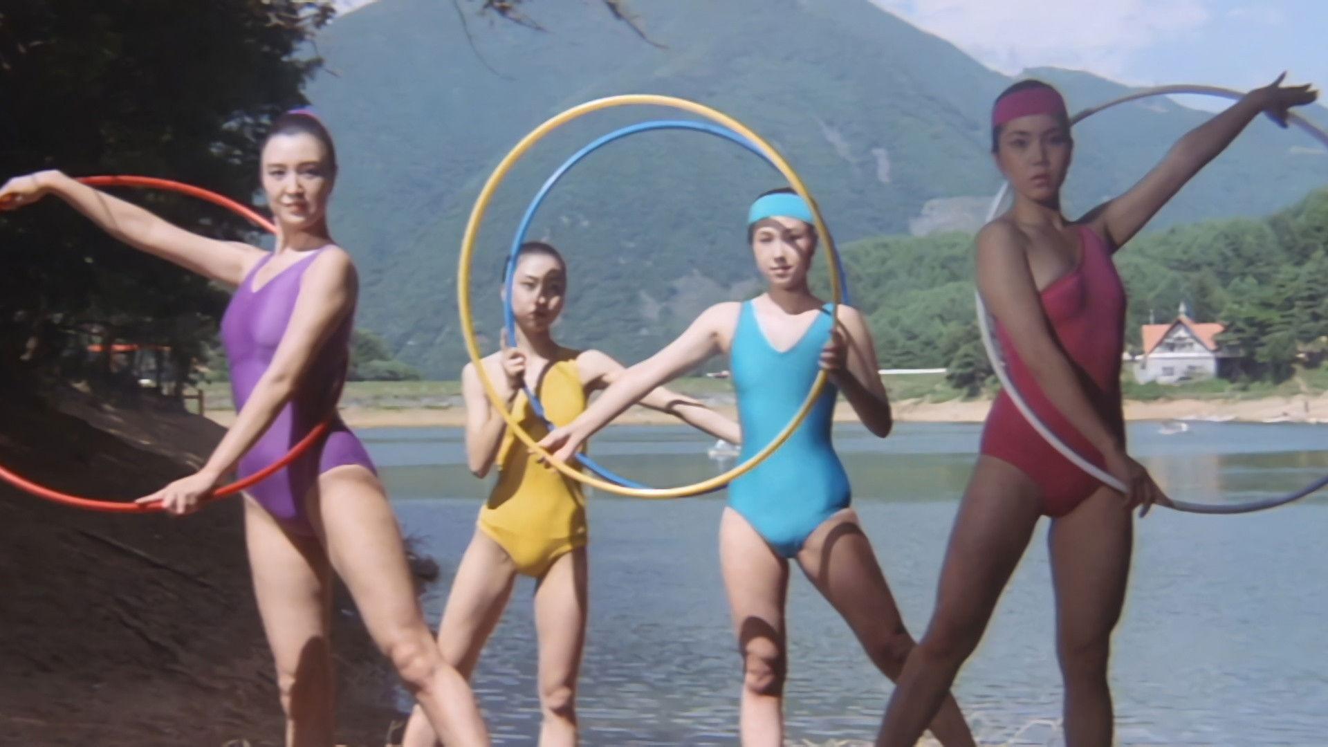 女体育教師 跳んで開いて