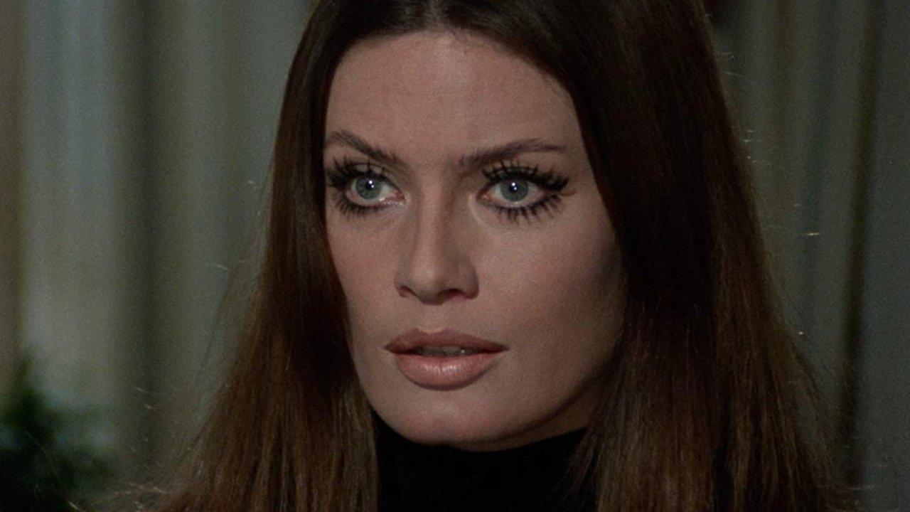 Sette orchidee macchiate di rosso