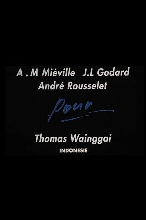 Pour Thomas Wainggai